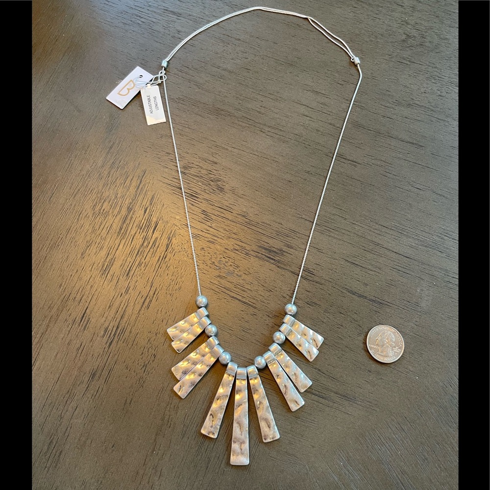 Bancroft silver necklace.